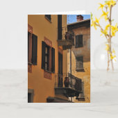 Balkons en deuren kaart (Gele Bloem)