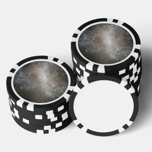 Balkspiraalstelsel NGC 1313 - HST Pokerchips (Opstapeling)