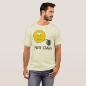 Ball and chain Face GAME OVER T-shirt (Voorkant volledig)