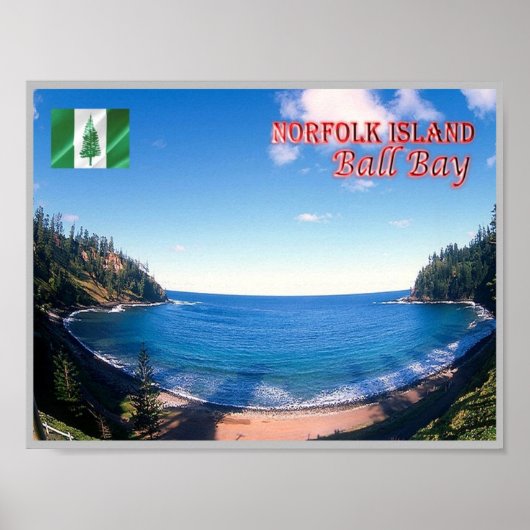 Ball Bay - Norfolk Island - Poster (Voorkant)