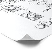 Ball Bearing 1933 Patent Art Witboek Poster (Hoek)
