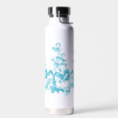 Ball Blue, Medium Turquoise decoratief ontwerp Waterfles (Links)