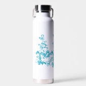 Ball Blue, Medium Turquoise decoratief ontwerp Waterfles (Voorkant)