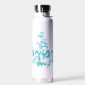 Ball Blue, Medium Turquoise decoratief ontwerp Waterfles (Links)