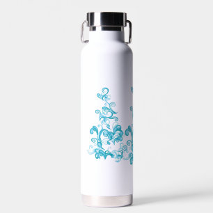 Ball Blue, Medium Turquoise decoratief ontwerp Waterfles