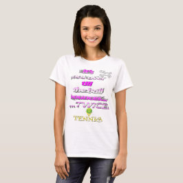 Ball Bounces tweemaal Tennis Women's Basic T-Shirt