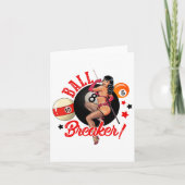 Ball Breaker Funny Pool Player Biljart Lover Bill Kaart (Voorkant)