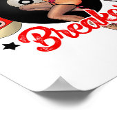 Ball Breaker Funny Pool Player Biljart Lover Bill Poster (Hoek)