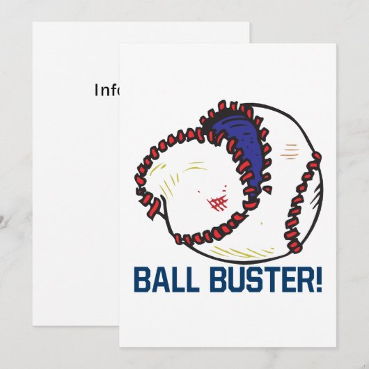 Ball Buster Kaart (Voorkant / Achterkant)