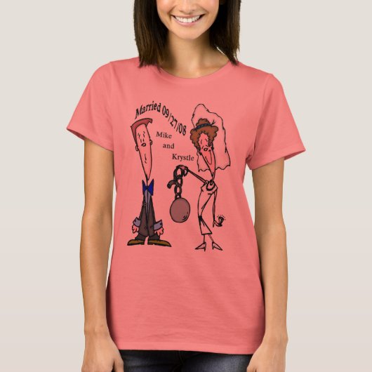 Ball & chain 2 t-shirt (Voorkant)