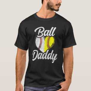 Ball Dad Baseball Softball Team Sports T-shirt
