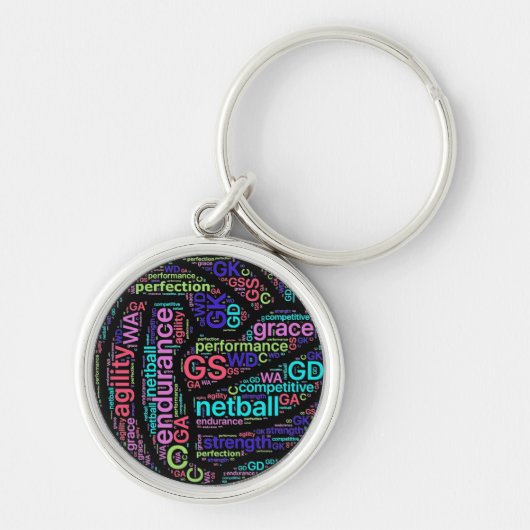 Ball Design Inspirerend Wordball Sleutelhanger (Voorkant)