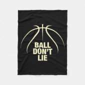 Ball Don't Lie Basketball  Fleece Deken (Voorkant)