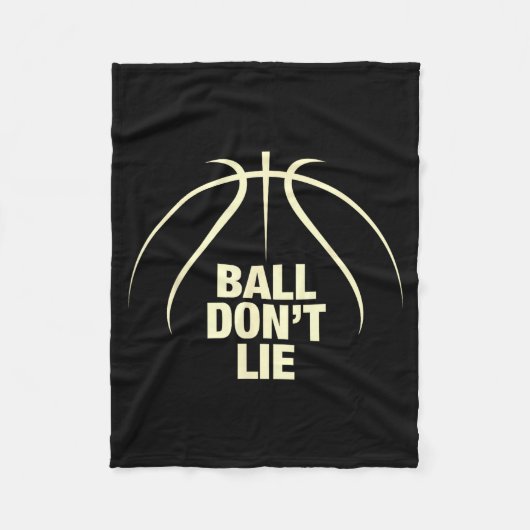 Ball Don't Lie Basketball  Fleece Deken (Voorkant)