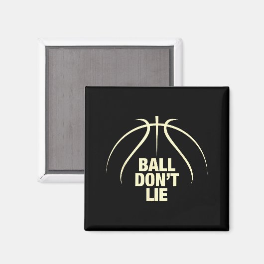 Ball Don't Lie Basketball  Magneet (Voorkant / Achterkant)