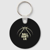Ball Don't Lie Basketball Sleutelhanger (Voorkant)