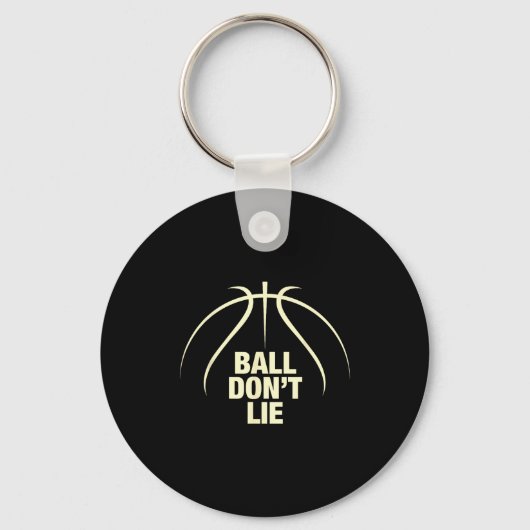 Ball Don't Lie Basketball Sleutelhanger (Voorkant)