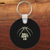 Ball Don't Lie Basketball Sleutelhanger (Voorkant)