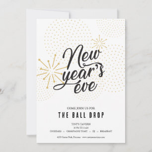 Ball Drop Oudejaarsavond Feest Kaart