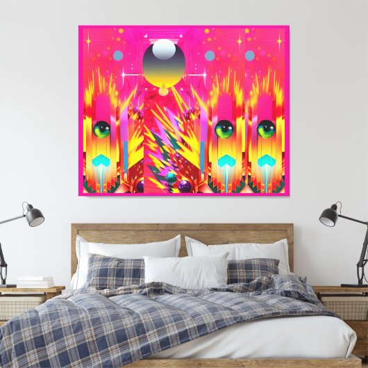 Ball Dropper Eye Popper Canvas Afdruk (Insitu (Slaapkamer))