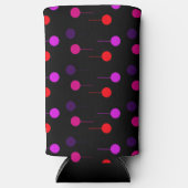 Ball en line on black seltzer blikjeskoeler (Voorkant)