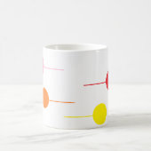 Ball en line on white koffiemok (Center)