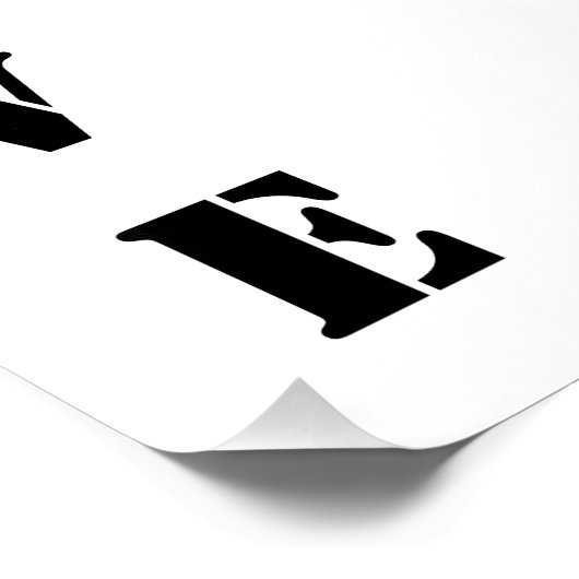 Ball en Net Design I Love Netball Poster (Hoek)