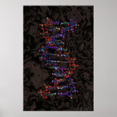 Ball en Stick tegen Granite Poster (Voorkant)