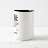 Ball for fan tweekleurige koffiemok (Center)