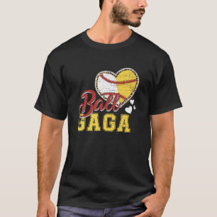 Ball Gaga Softball Baseball Vrouwen Sport Lover T-shirt