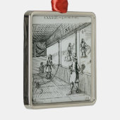 Ball Game Metalen Ornament (Rechts)