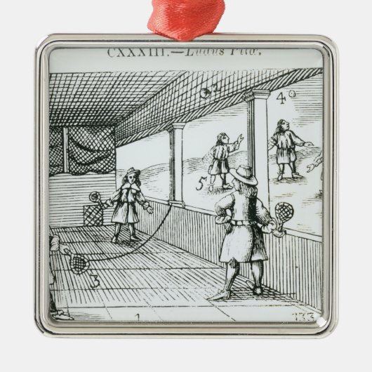 Ball Game Metalen Ornament (Voorkant)