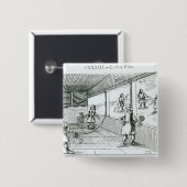 Ball Game Vierkante Button 5,1 Cm (Voorkant /achterkant)