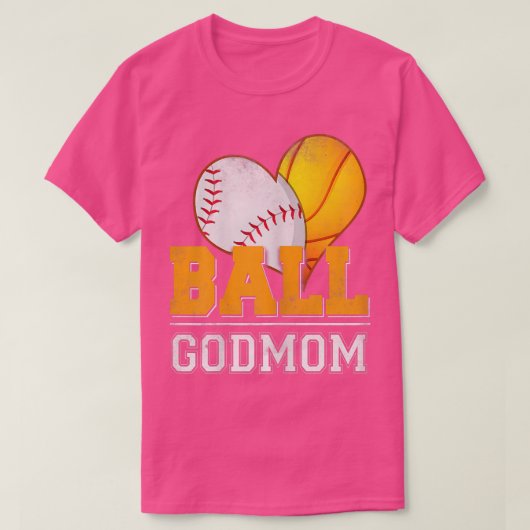 Ball Godmam Baseball Basketball Player Godmoeder & T-shirt (Design voorkant)