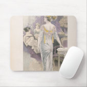 Ball gown, van "Les Grandes Modes de Paris" Muismat (Met muis)