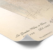 Ball gown, van "Les Grandes Modes de Paris" Poster (Hoek)