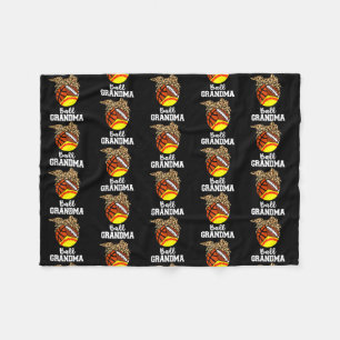 Ball Grandma Funny Softball Basketball Fleece Deken