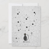 Ball Halloween-uitnodiging van heks Kaart (Achterkant)