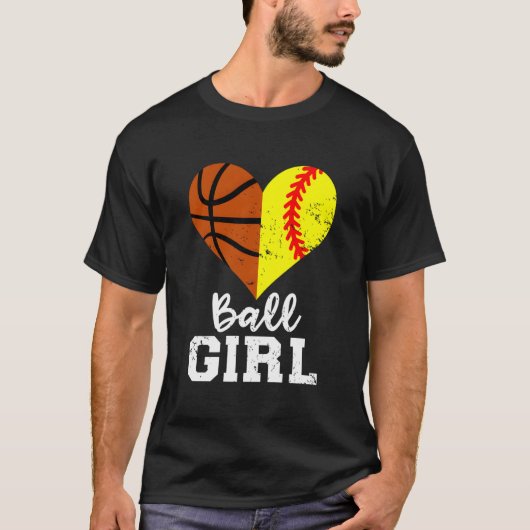 Ball He Softball Basketball T-shirt (Voorkant)