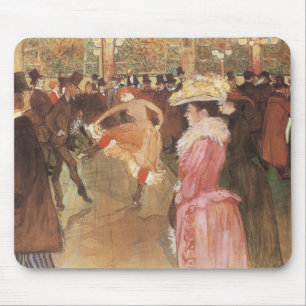 Ball in de Nightclub door Toulouse Lautrec Muismat
