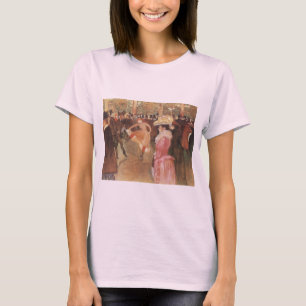 Ball in de Nightclub door Toulouse Lautrec T-shirt