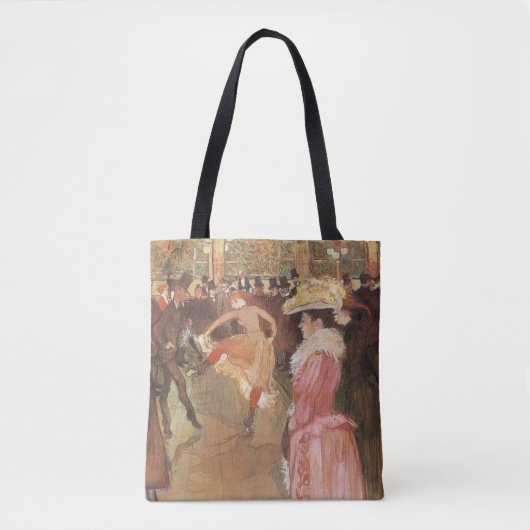 Ball in de Nightclub door Toulouse Lautrec Tote Bag (Voorkant)