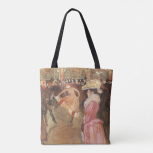 Ball in de Nightclub door Toulouse Lautrec Tote Bag
