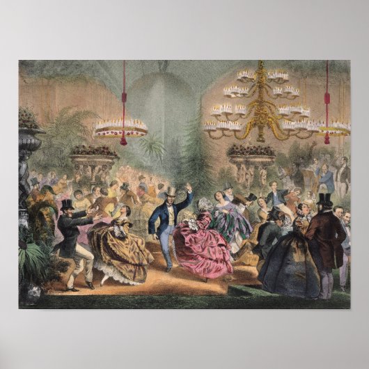 Ball in the Jardin d'Hiver Poster (Voorkant)