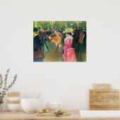 Ball in the Rouge van Toulouse-Lautrec Poster (Keuken)