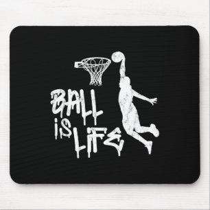 Ball is Life Basketbal Point Guard Team Gifts Mann Muismat