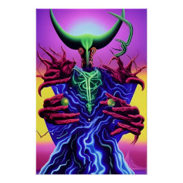 Ball Magic - Ken Gage Surrealistische Kunst Perfect Poster