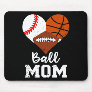 Ball mama Funny Baseball Football Basketball mama Muismat