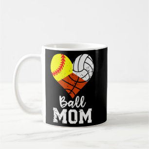 Ball mama Softball Volleyball Basketball mama 1 Koffiemok