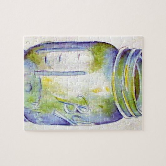 Ball Mason Jar Legpuzzel (Horizontaal)